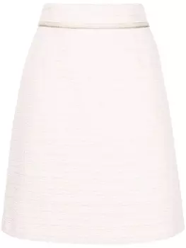 Твидовая юбка Paule Ka, розовый