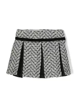 Твидовая юбка в двух тонах Patachou, черный