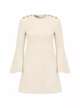 Твидовое мини платье Gucci, белый
