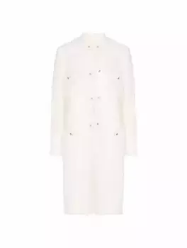 Твидовое пальто DG Dolce&Gabbana, белый