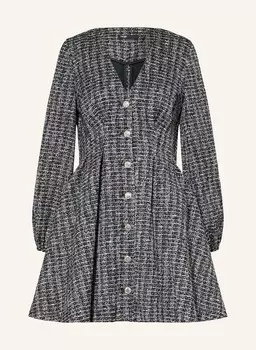 Твидовое платье Maje, черный