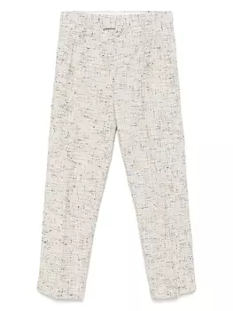 Твидовые брюки Drle De Monsieur, нейтральный