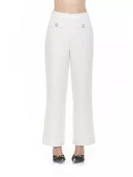 Твидовые брюки Джейден ALEXIA ADMOR, слоновая кость