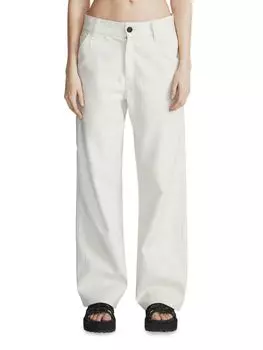 Твидовые брюки Sid Carpenter Rag & Bone, цвет Ecru