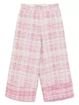 Твидовые брюки Simonetta, розовый