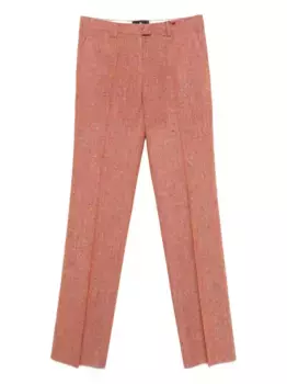 Твидовые брюки в мелкую точку ETRO, красный