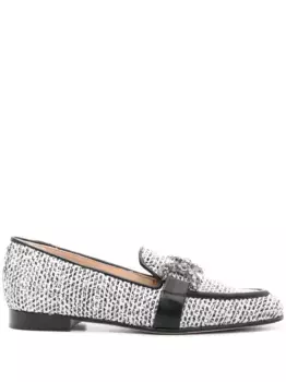 Твидовые лоферы Joys Roberto Festa, черный