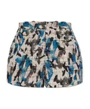 Твидовые шорты Iro, мультиколор