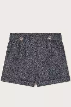 Твидовые шорты Monsoon, серый