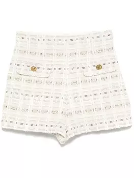 Твидовые шорты SANDRO, нейтральный