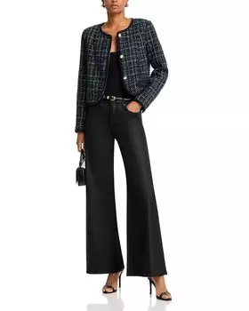 Твидовый блейзер AQUA, черный