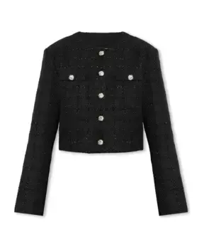 Твидовый блейзер Yousefinegz' Gestuz, черный