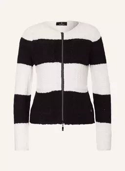 Твидовый кардиган с пайетками Monari, черный