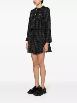 Твидовый костюм с юбкой b+ab, черный