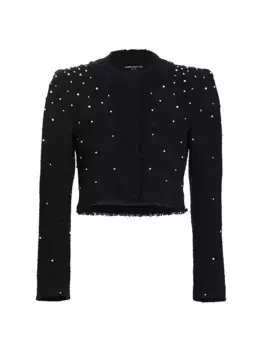 Твидовый пиджак Alani Pearl с жемчугом Generation Love, цвет black pearl