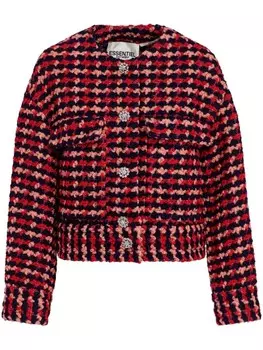 Твидовый пиджак Essentiel Antwerp, синий