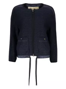 Твидовый пиджак Herno, синий