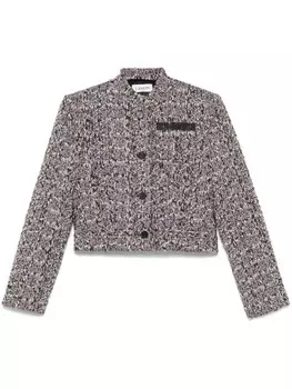 Твидовый пиджак Lanvin, красный