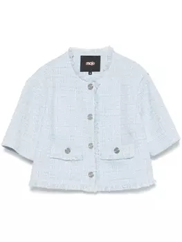 Твидовый пиджак Maje, синий