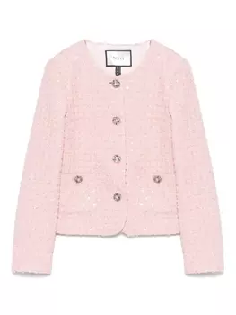 Твидовый пиджак NISSA, розовый