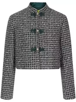 Твидовый пиджак Shanghai Tang, черный