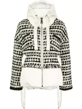 Твидовый пуховик Khrisjoy, черный