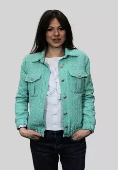 Твидовый жакет ANANY, зеленый