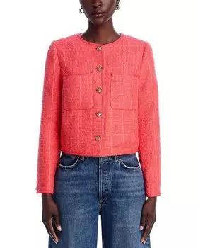 Твидовый жакет - эксклюзивный AQUA, оранжевый