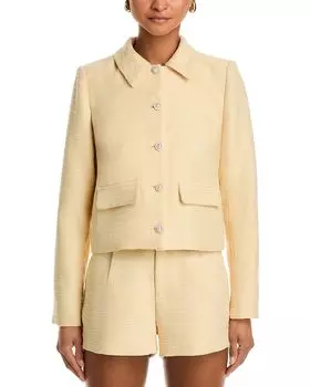 Твидовый жакет - эксклюзивный AQUA, желтый