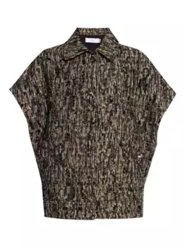 Твидовый жакет Caliopa с короткими рукавами IRO, мультиколор