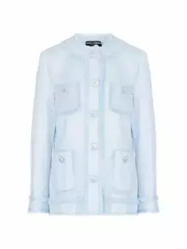 Твидовый жакет DG Dolce&Gabbana, синий