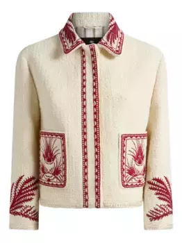 Твидовый жакет ETRO, белый