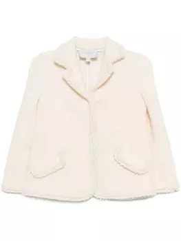 Твидовый жакет на пуговицах Giambattista Valli, белый