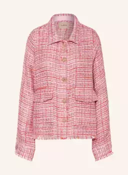 Твидовый жакет с блестящими нитками Smith & Soul, красный