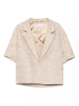 Твидовый жакет с короткими рукавами Dorothee Schumacher, золотой