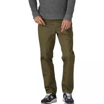 Твилловые дорожные брюки с пятью карманами Patagonia, зеленый