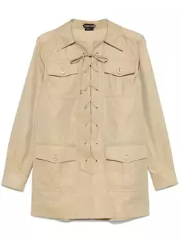 Твиловая блузка TOM FORD, нейтральный