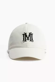 Твиловая кепка с вышитым мотивом H&M, бежевый