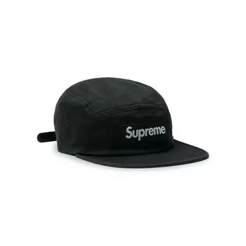 Твиловая кепка Supreme из ткани чинос, цвет Черный