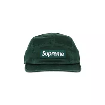 Твиловая кепка Supreme из ткани чинос, цвет Pine Green