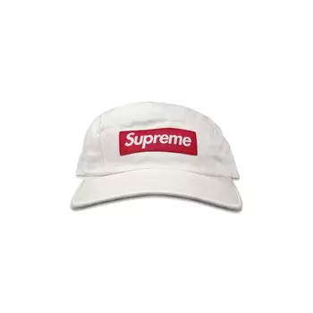 Твиловая кепка Supreme из ткани чинос, цвет Stone