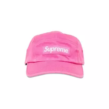 Твиловая кепка Supreme из ткани чинос, розовая