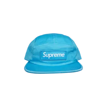 Твиловая кепка Supreme из ткани чинос, синяя