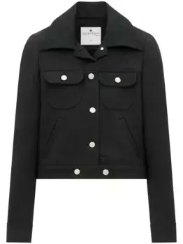 Твиловая куртка Courrges, черный