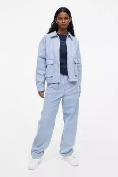 Твиловая куртка в стиле милитари H&M