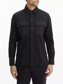 Твиловая рубашка Calvin Klein, цвет Ck Black