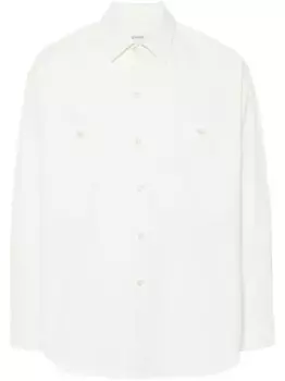 Твиловая рубашка LEMAIRE, белый