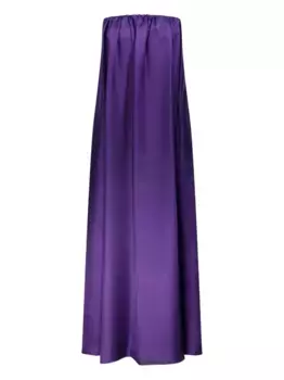 Твиловое платье-бюстье MAX MARA, фиолетовый