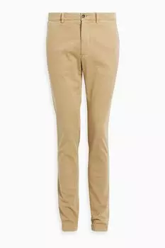 Твиловые брюки чинос из смесового хлопка PESERICO, бежевый