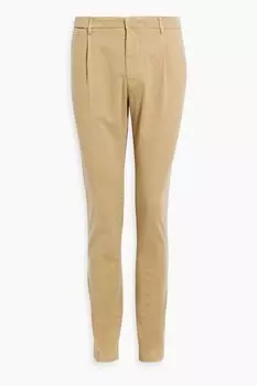 Твиловые брюки чинос из смесового хлопка PESERICO, песочный